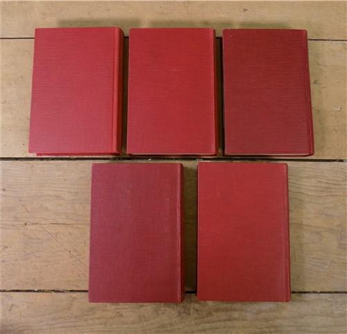 5 Decorative Books, Crafts Arts Project Wedding Library Instant Decor Vintage A,