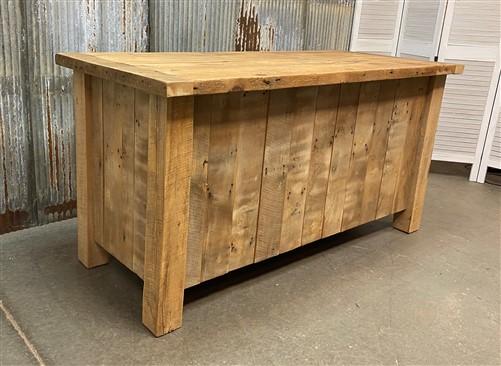 Counter - 6' Amish Made Counter, Custom Made to Order, Pine Wood, Rustic Farmhouse Counter by The Old Grainery (Amish Coun...