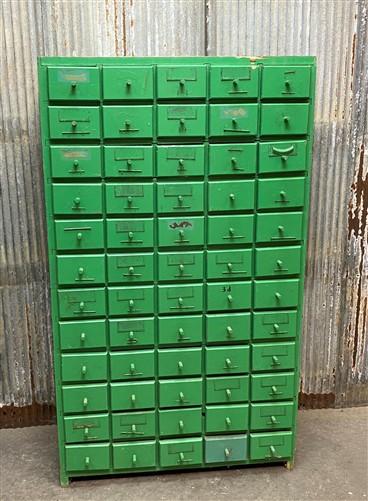 Vintage Cabinet - Vintage Multi-Drawer Cabinet, country Store Hardware Storage Organizer Cabinet by The Old Grainery (coun...