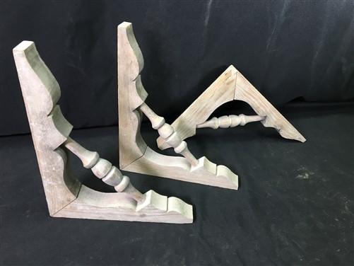 Corbels - 3 Wood Architectural Salvage Corbels Reclaimed Porch Post House Trim Vintage E, by The Old Grainery (Corbel, dec...