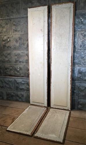 Door Panel - 4 Wooden Door Panels, Cupboard Furniture Architectural Salvage, Art Craft T, by The Old Grainery (art, Countr...