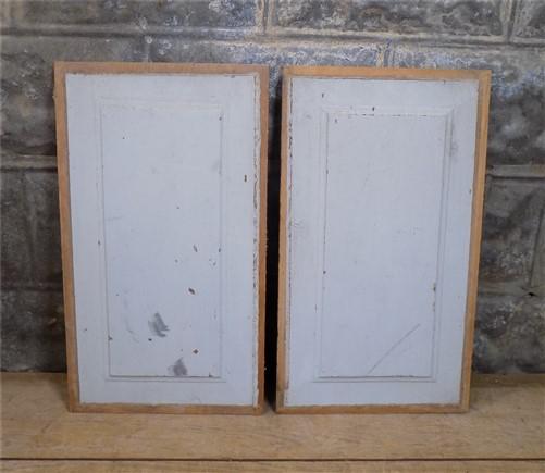 Door Panels - 2 Wooden Door Panels, Cupboard Furniture Architectural Salvage, Art Craft F, by The Old Grainery (art, Blue,...