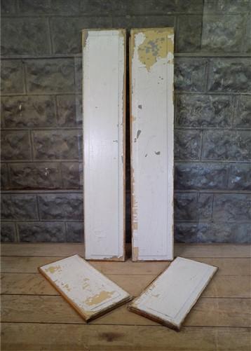 Door Panels - 4 Wooden Door Panels, Cupboard Furniture Architectural Salvage, Art Craft J, by The Old Grainery (art, craft...