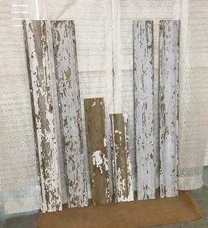 Wood Trim pieces - 6 Wood Trim Pieces, Architectural Salvage, Reclaimed Vintage Crown Molding A36 by The Old Grainery (arc...