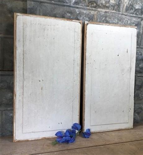 Door Panel - 2 Wooden Door Panels, Cupboard Furniture Architectural Salvage, Art Craft A4 by The Old Grainery (art, craft,...