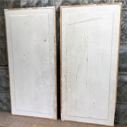 Door Panel - 2 Wooden Door Panels, Cupboard Furniture Architectural Salvage, Art Craft A6, by The Old Grainery (door, furn...
