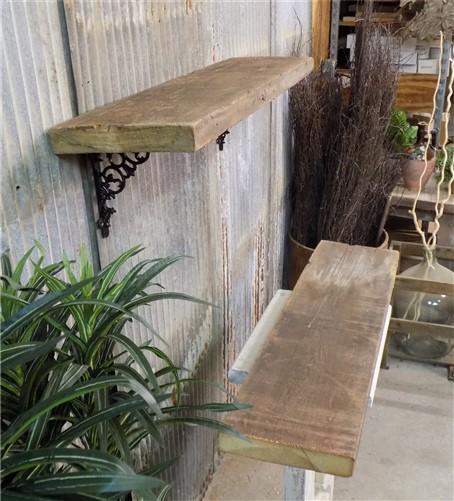 2 Floating Shelves, Pine 2X10 Wood Fireplace Mantel, Wall Mount Rustic Beams Q,