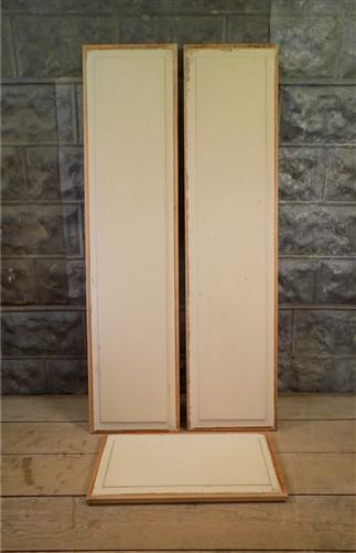 Door Panels - 3 Wooden Door Panels, Cupboard Furniture Architectural Salvage, Art Craft A2, by The Old Grainery (art, Brow...