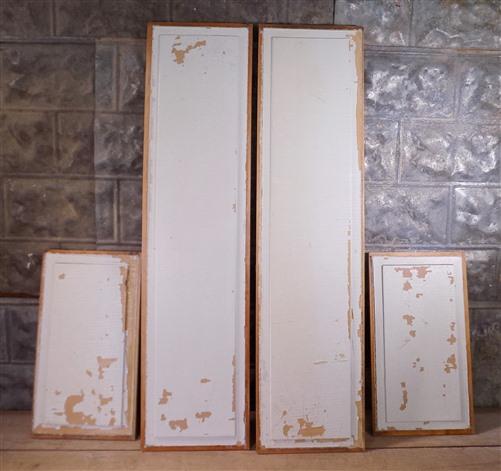 Wood panel - 4 Wooden Door Panels, Cupboard Furniture Architectural Salvage, Art Craft A17, by The Old Grainery (Chippy Pa...