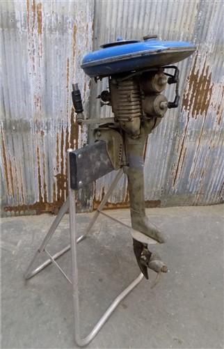 Boat Motor - 1941 Mercury Kiekhaefer Rocket Outboard Boat Motor, Classic 5.8 Hp Boat Motor, by The Old Grainery (1941, 370...