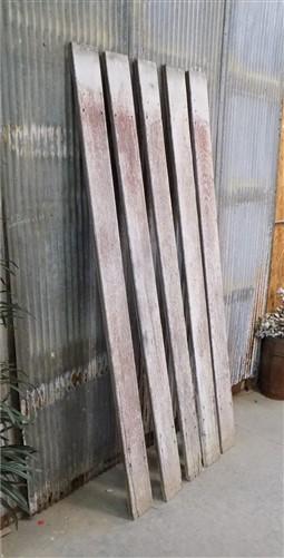 5 Reclaimed Wood Accent Wall Siding Boards, Architectural Salvage Vintage A9,