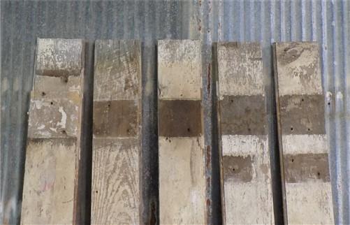 Reclaimed Wood - 5 Reclaimed Wood Accent Car Siding Boards, Architectural Salvage Vintage A12, by The Old Grainery (5, Acc...