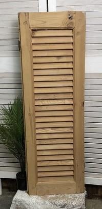 Wood Shutter - Wood Shutter Victorian Window Louver Plantation Door Mission Vintage A59 by The Old Grainery (architectural...