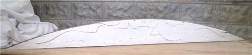 Architectural Salvage - Large Window Eyebrow Arch, Architectural Salvage, Wood Pediment, Shabby Chic, by The Old Grainery...