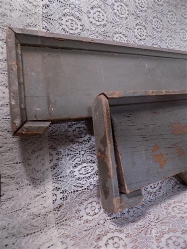 Crown Molding - Pair Crown Molding Headers, Trim Door Window Pediment Architectural Salvage B6 by The Old Grainery (arch,...
