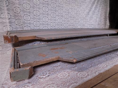 Crown Molding - Pair Crown Molding Headers, Trim Door Window Pediment Architectural Salvage B6 by The Old Grainery (arch,...