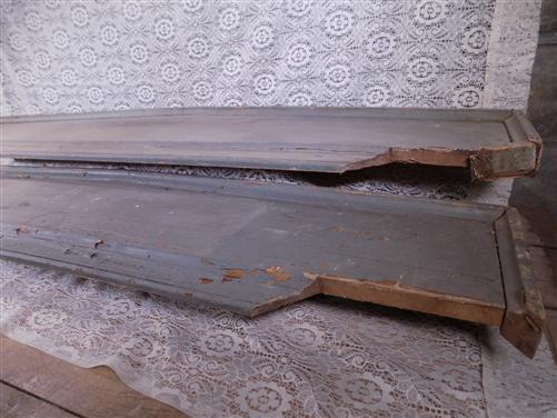 Crown Molding - Pair Crown Molding Headers, Trim Door Window Pediment Architectural Salvage B6 by The Old Grainery (arch,...