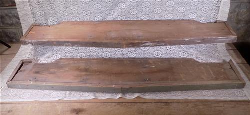 Crown Molding - Pair Crown Molding Headers, Trim Door Window Pediment Architectural Salvage B6 by The Old Grainery (arch,...