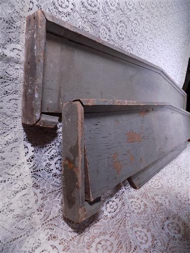 Crown Molding - Pair Crown Molding Headers, Trim Door Window Pediment Architectural Salvage B6 by The Old Grainery (arch,...