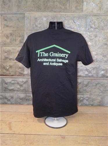 T Shirt - The Grainery Tshirt, Black Size XL Mens Cut Shirt, Short Sleeved Tee Shirt, by The Old Grainery (Advertising, Bl...