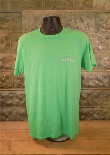 T Shirt - The Grainery Tshirt, Green Size L Mens Cut Shirt, Short Sleeved Tee Shirt, by The Old Grainery (Advertising, Cot...