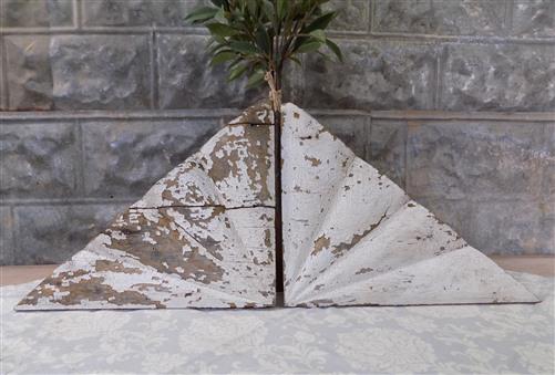 Trim - 2 Architectural Salvage Decorative Panels, White Wood Reclaimed House Trim A, by The Old Grainery (Architectural, C...