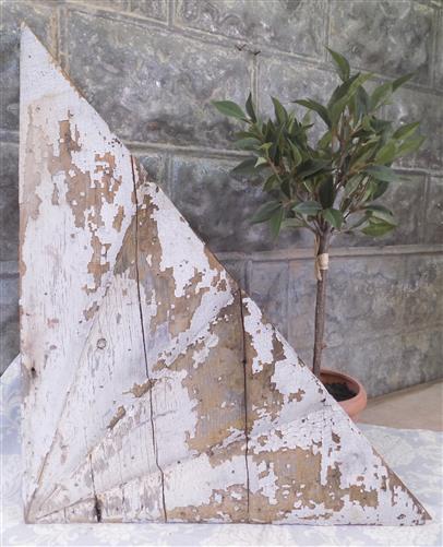 Trim - Architectural Salvage Decorative Panels, White Wood Reclaimed House Trim C, by The Old Grainery (Architectural, Chi...