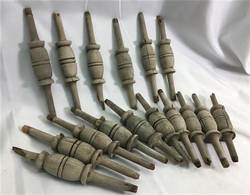 spindles - Lot Wood Spindles, Architectural Salvage Fretwork Furniture House Trim A1, by The Old Grainery (craft, decorati...