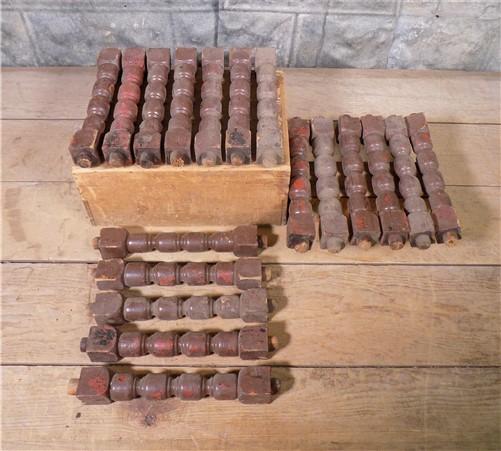 Wood Spindles - Wood Spindles, Architectural Salvage Fretwork Furniture House Trim Vintage A8, by The Old Grainery (18, Ar...
