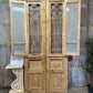 Antique French Double Doors (47x101.5) Wood Iron Doors, European Doors D159