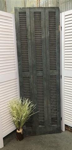 Wood Shutters - Wood Shutters Lot Victorian Window Louver Plantation Door Mission Vintage A80 by The Old Grainery (archite...