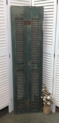 Wood Shutters - Wood Shutters Lot Victorian Window Louver Plantation Door Mission Vintage A75 by The Old Grainery (archite...