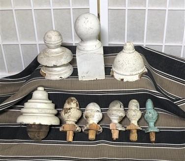 Wood finials - Wood Finials, Wood Furniture Parts, Architectural Salvage, Vintage Reclaimed E by The Old Grainery (archite...