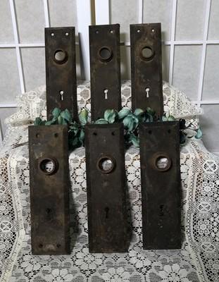 Door knob face plates - Door Knob Face Plates, Architectural Salvage, Vintage Hardware, Reclaimed G by The Old Grainery (a...