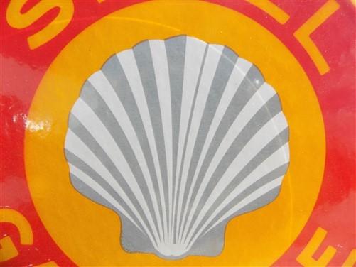 Shell Gasolineposter Shell Gasoline Sign, Metal Porcelain Advertising Sign, Gas Station Ser ...