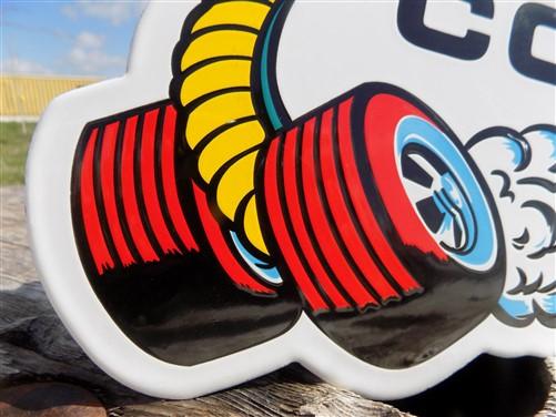 Signs - Cobra Jet Sign, Metal Porcelain Sign, Advertising Sign, Ford Mustang Sign by The Old Grainery (advertising, advert...