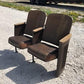 Theater Seats - 2 Padded Folding Theater Seats, Auditorium Theatre Seat, Entryway Bench B29 by The Old Grainery (art deco,...