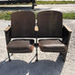 Theater Seats - 2 Padded Folding Theater Seats, Auditorium Theatre Seat, Entryway Bench B29 by The Old Grainery (art deco,...