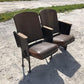 Theater Seats - 2 Padded Folding Theater Seats, Auditorium Theatre Seat, Entryway Bench B29 by The Old Grainery (art deco,...