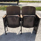 Theater Seats - 2 Padded Folding Theater Seats, Auditorium Theatre Seat, Entryway Bench B29 by The Old Grainery (art deco,...