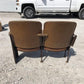 Theater Seats - 2 Padded Folding Theater Seats, Auditorium Theatre Seat, Entryway Bench B29 by The Old Grainery (art deco,...