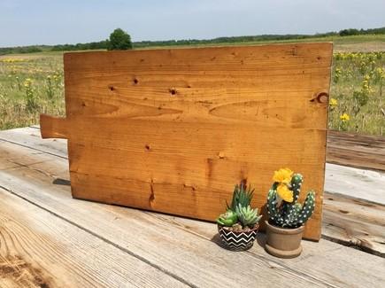 XL Vintage French Bread Board, Rectangle Bread Board, Wood Cutting Board A50