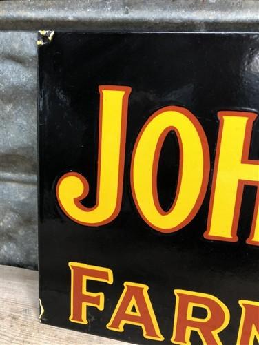 John Deere Sign - John Deere Farm Implements Sign, Metal Porcelain Sign, John Deere Advertising F by The Old Grainery (adv...