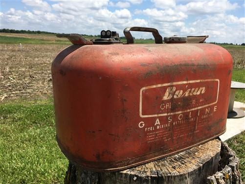 Gas tank - 6 Gallon Bosun Gale Gasoline Gas Fuel Tank, Outboard Boat Gas Can Vintage A9, by The Old Grainery (6 gallon, bo...