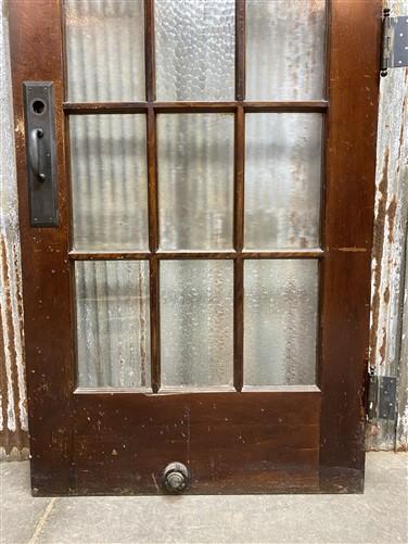 15 Pane Glass Door (35.75X89), Vintage American Door, Architectural Salvage, A30
