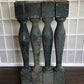 4 Balusters Painted Wood Architectural Salvage Spindles Porch House Trim A51