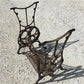 Treadle base - Treadle Sewing Machine, Cast Iron Base, Industrial Age, Singer Steampunk PL, by The Old Grainery (base, cas...