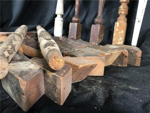 Lot Wood Spindles, Architectural Salvage Fretwork Furniture House Trim A5,