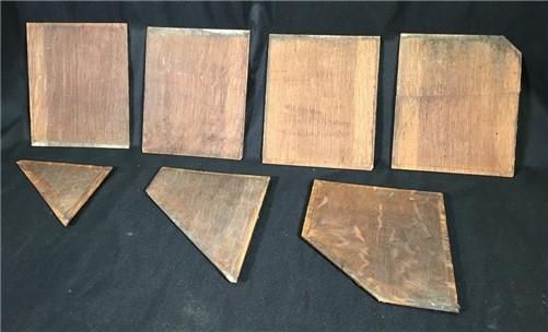7 Wooden Door Panels, Cupboard Furniture Architectural Salvage, Art Crafts A55,