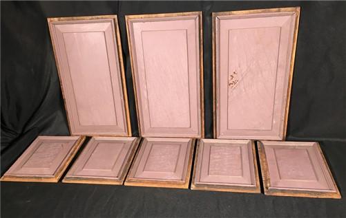 Door Panel - 8 Wooden Door Panels, Cupboard Furniture Architectural Salvage, Art Crafts A51, by The Old Grainery (art, Bro...